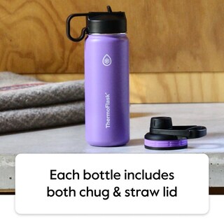 Foto 4 | Foto 4 | Termotermo Para Botella De Agua, Acero Inoxidable, 1,2 L, Pino Gris, Paquete De 2 - Venta Internacional.