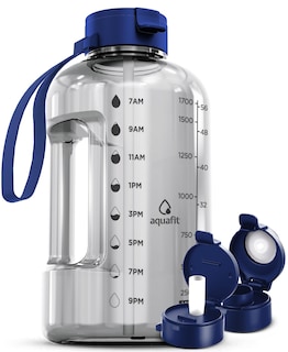Foto 1 | Foto 1 | Botella De Agua Aquafit De Medio Galón, 2 Litros, Con Marcador De Tiempo, Sin Bpa - Venta Internacional.