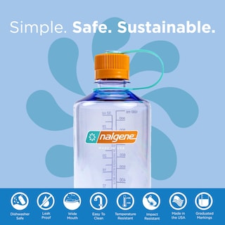 Foto 2 | Foto 2 | Botella De Agua Nalgene Sustain Tritan Sin Bpa, 1 Litro, Amatista - Venta Internacional.