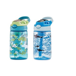 Foto 3 | Foto 3 | Botella De Agua Contigo Aubrey Kids Dinos & Sharks, 420 Ml, Paquete De 2 - Venta Internacional.