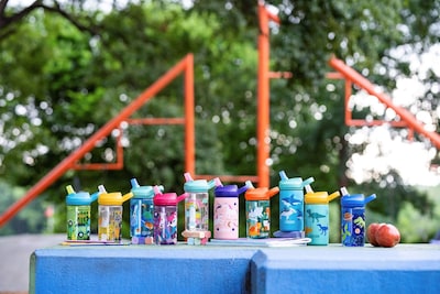 Foto 6 | Foto 6 | Botella De Agua Camelbak Eddy+ Kids De 400 Ml Con Straw Top Sharks - Venta Internacional.
