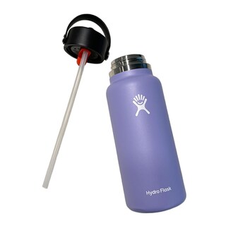 Foto 6 | Foto 6 | Botella De Agua Hydro Flask Wide Flex Straw Cap 946ml Trillium - Venta Internacional.