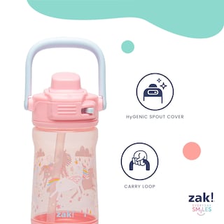 Foto 6 | Foto 6 | Botella De Agua Zak Designs Disney Pixar Cars Beacon 350 Ml Para Niños - Venta Internacional.