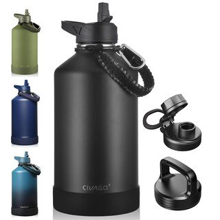 Foto 1 | Foto 1 | Jarra Para Botella De Agua Civago, Con Aislamiento De 3 Tapas, De Acero Inoxidable, Galón - Venta Internacional.