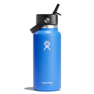 Foto 1 | Foto 1 | Botella De Agua Hydro Flask Wide Flex Straw Cap 946 Ml Cascade - Venta Internacional.