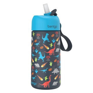 Foto 1 | Foto 1 | Botella De Agua Bentgo Kids, Acero Inoxidable, 414 Ml, Diseño Dinosaurio - Venta Internacional.