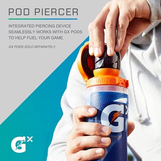 Foto 5 | Foto 5 | Botella Gatorade Gx Marble Blue De 900 Ml Con Cápsula De Fórmula - Venta Internacional.