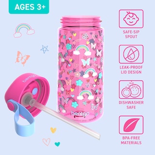 Foto 3 | Foto 3 | Botella De Agua Bentgo Kids A Prueba De Fugas, 450 Ml, Tritan, Sin Bpa - Venta Internacional.