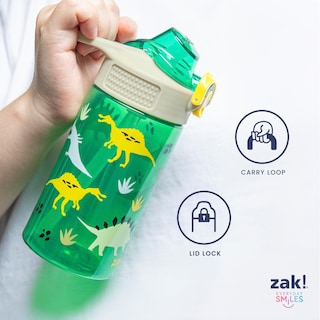 Foto 6 | Foto 6 | Botella De Agua Zak Designs Barbie Sage 473 Ml Con Pajita Y Asa - Venta Internacional.