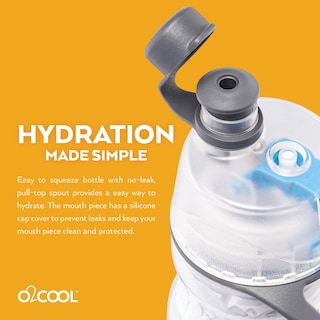 Foto 4 | Foto 4 | Botella De Agua O2cool Mist 'n Sip Misting 2 En 1, 600 Ml, Paquete De 2 - Venta Internacional.