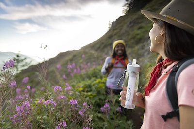 Foto 4 | Foto 4 | Botella De Filtro De Agua Lifestraw Go De 650 Ml Para Senderismo, Transparente - Venta Internacional.