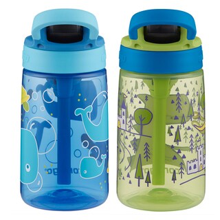 Foto 3 | Foto 3 | Botella De Agua Contigo Aubrey Kids 414 Ml Con Pajita De Silicona, Paquete De 2 - Venta Internacional.