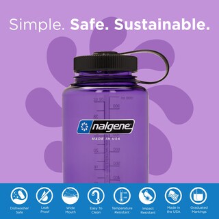 Foto 2 | Foto 2 | Botella De Agua Nalgene Sustain Tritan Sin Bpa 946 Ml, Color Morado - Venta Internacional.