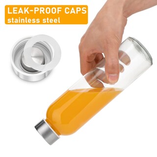 Foto 4 | Foto 4 | Botellas De Agua De Vidrio Sursip De 540 Ml Con Tapa, Juego De 12 - Venta Internacional.