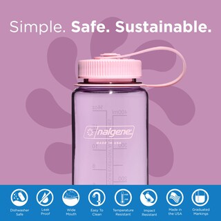 Foto 2 | Foto 2 | Botella De Agua Nalgene Sustain Tritan Sin Bpa 500 Ml Cherry - Venta Internacional.