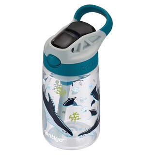 Foto 4 | Foto 4 | Botella De Agua Contigo Kids Con Tapa Autospout, 414 Ml, Macaroon Shark - Venta Internacional.