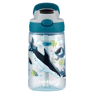 Foto 5 | Foto 5 | Botella De Agua Contigo Kids Con Tapa Autospout, 414 Ml, Macaroon Shark - Venta Internacional.