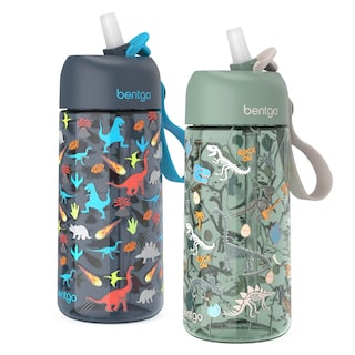 Foto 1 | Foto 1 | Botella De Agua Bentgo Kids Con Diseño De Dinosaurio, 450 Ml, Sin Bpa, Paquete De 2 Unidades - Venta Internacional.