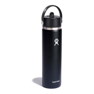 Foto 1 | Foto 1 | Botella De Agua Hydro Flask Wide Flex Con Tapa De Pajita De 700 Ml, Color Negro - Venta Internacional.
