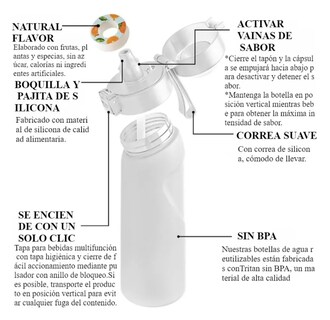 Foto 3 | Foto 3 | Botella De Agua Deportiva Xtellar Azul
