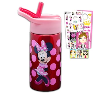 Foto 1 | Foto 1 | Botella De Agua Disney Minnie Mouse De Acero Inoxidable De 400 Ml Para Niñas - Venta Internacional.