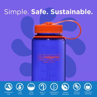 Foto 2 | Foto 2 | Botella De Agua Nalgene Lightweight Sustain Tritan, 500 Ml, Bígaro - Venta Internacional.