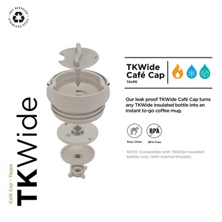 Foto 2 | Foto 2 | Tapa De Botella Klean Kanteen Tkwide Café Cap Para Café Y Té - Venta Internacional.