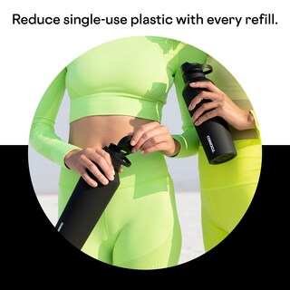 Foto 5 | Foto 5 | Botella De Agua Corkcicle Sport Canteen Con Aislamiento De 950 Ml, Color Negro - Venta Internacional.