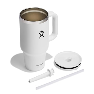 Foto 4 | Foto 4 | Vaso Hydro Flask Travel 946 Ml Con Asa, Tapa Y Pajita, Color Blanco - Venta Internacional.