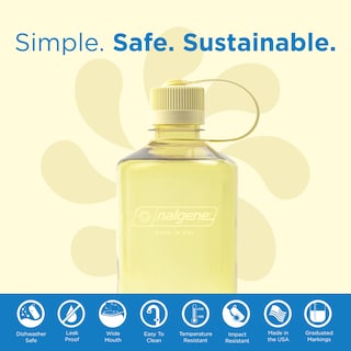 Foto 2 | Foto 2 | Botella De Agua Nalgene Sustain Tritan Mantequilla Sin Bpa De 950 Ml - Venta Internacional.