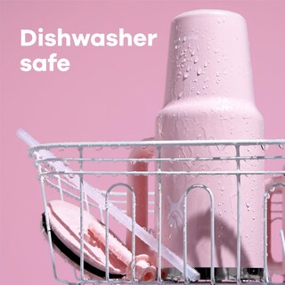 Foto 7 | Foto 7 | Vaso Hidro De Viaje Con Asa, Tapa Y Pajita, 950 Ml, Color Rosa - Venta Internacional.