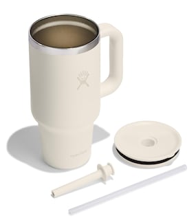 Foto 7 | Foto 7 | Vaso De Viaje Hydro Flask De 32 Onzas Con Asa, Tapa Y Pajita, Acero Inoxidable Aislante En Color Mar - Venta Internacional.