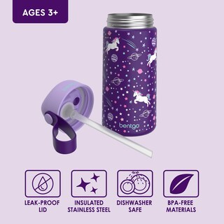 Foto 5 | Foto 5 | Botella De Agua Bentgo Kids De Acero Inoxidable Con Aislamiento De 414 Ml - Venta Internacional.