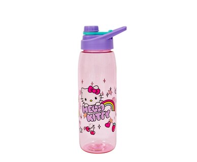 Foto 1 | Foto 1 | Botella De Agua Hello Kitty Rainbow Treat And Stars Con Tapa, De Plástico - Venta Internacional.