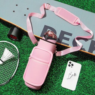 Foto 5 | Foto 5 | Botella De Agua Fimibuke De 1 Litro Con Funda, Sin Bpa, A Prueba De Fugas A2, Rosa - Venta Internacional.