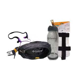 Foto 1 | Foto 1 | Cagurera Gris/ Botella Para Hidratar/ Audifonos / Portabasos