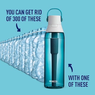 Foto 2 | Foto 2 | Botella De Agua Brita De Plástico Duro De Alta Calidad, 770 Ml, Cristal Marino - Venta Internacional.