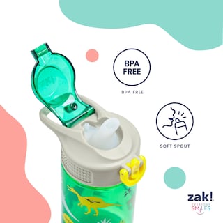 Foto 4 | Foto 4 | Botella De Agua Zak Designs Sage De 480 Ml Con Pajita Mango De Unicornio - Venta Internacional.