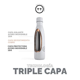 Foto 4 | Foto 4 | Botella Para Agua Cool Bottles Coolors 750 Ml