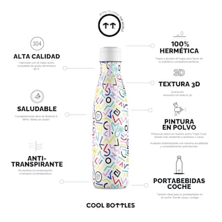Foto 3 | Foto 3 | Botella Para Agua Cool Bottles Xclusive! Allegra 500 Ml