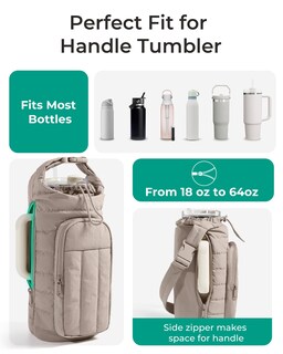 Foto 2 | Foto 2 | Bolsa Portabotellas Bagsmart 1 2/0 9 L Con Correa Negra Para Mujer - Venta Internacional.