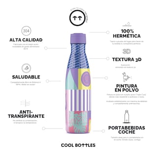 Foto 3 | Foto 3 | Botella Para Agua Cool Bottles Xclusive! René 500 Ml
