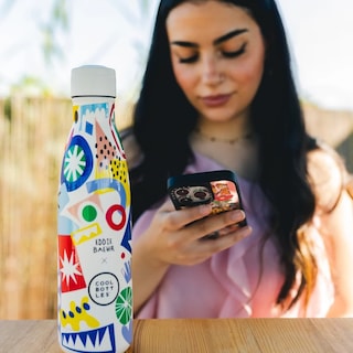 Foto 8 | Foto 8 | Botella Para Agua Cool Bottles Xclusive! Electric Garden 500 Ml