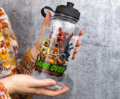 Foto 2 | Foto 2 | Botella De Agua Deportiva Silver Buffalo Five Nights At Freddy's - Venta Internacional.
