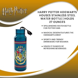 Foto 6 | Foto 6 | Botella De Agua Silver Buffalo Harry Potter Hogwarts 800 Ml - Venta Internacional.