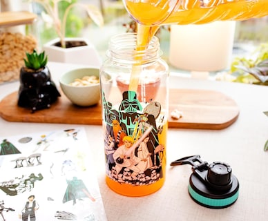 Foto 6 | Foto 6 | Jarra Para Botella De Agua Star Wars Legacy De 950 Ml Con Juego De Pegatinas - Venta Internacional.