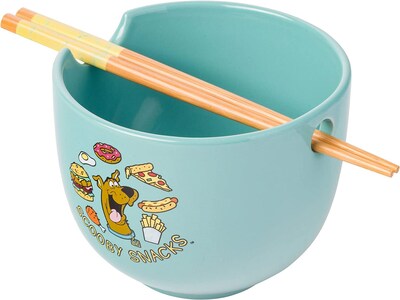 Foto 1 | Foto 1 | Cuenco De Arroz Con Fideos Ramen De Cerámica Scooby-doo, 600 Ml, Con Palillos - Venta Internacional.