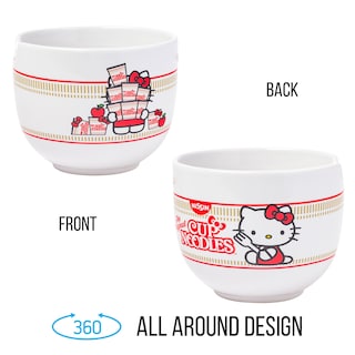 Foto 2 | Foto 2 | Ramen Bowl Silver Buffalo Hello Kitty Nissin De 600 Ml Con Palillos - Venta Internacional.