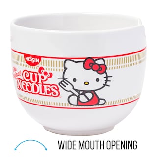 Foto 3 | Foto 3 | Ramen Bowl Silver Buffalo Hello Kitty Nissin De 600 Ml Con Palillos - Venta Internacional.
