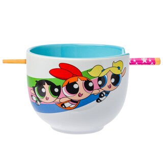 Foto 1 | Foto 1 | Cuenco De Arroz Con Fideos Ramen De Cerámica, Plateado, Buffalo Powerpuff Girls - Venta Internacional.